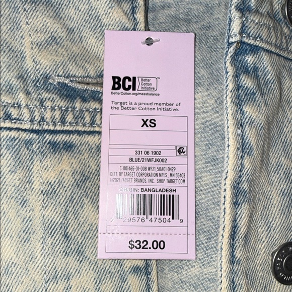 NWT Denim Blue Washed Jacket - Picture 4 of 5